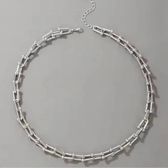 Graduated Link Gold STAINLESS STEEL Waterproof Necklace - Picture 2 of 16